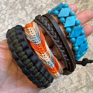 Adjustable bracelets bundle
